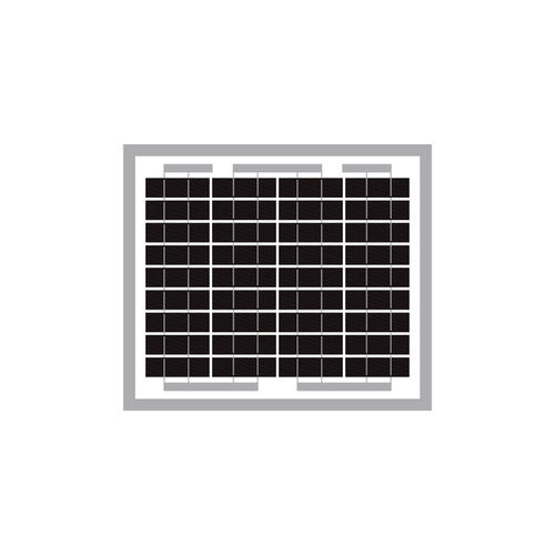 NEW CID2 5W 12V MONOCRYSTALLINE SOLAR PANEL-Q