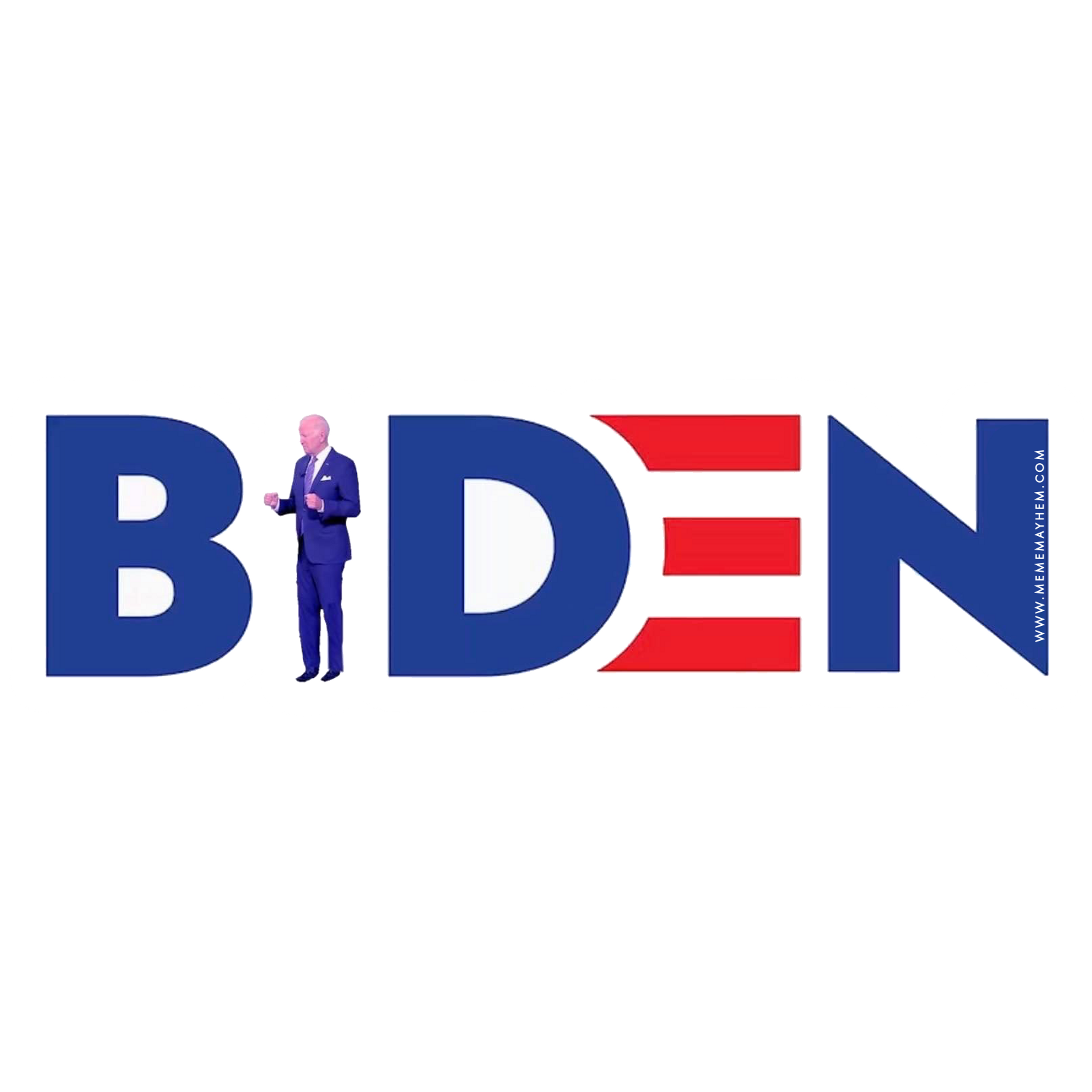 Joe Biden Cornholio Campaign Sticker