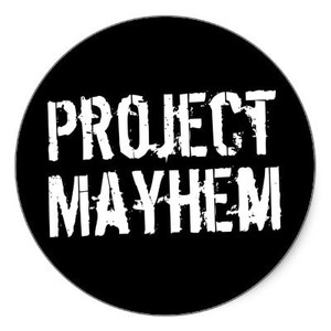 Project Mayhem Circle Sticker Project Mayhem Circle Sticker