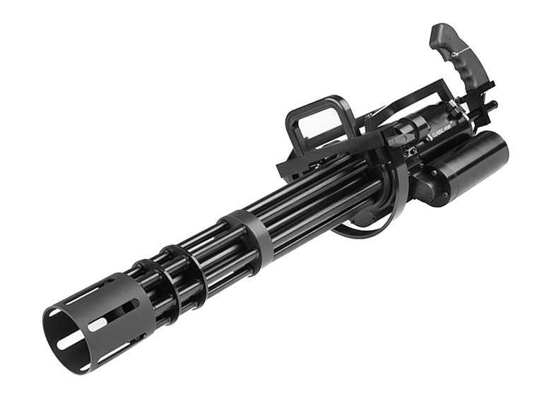 Minigun Die Cut Sticker