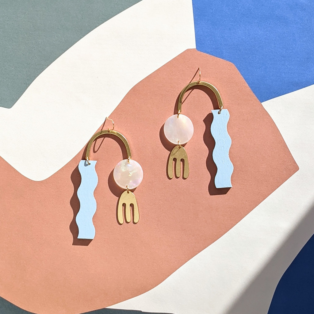 Passage mobile earrings