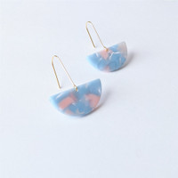 Cotton Candy Acrylic Earrings