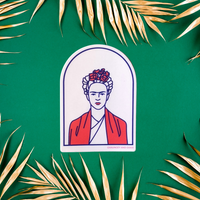 Frida modern minimal arch sticker