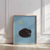 Salem Cat art print