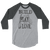 "Build What You Play What You Love" 3/4-sleeve Jersey Raglan T-shirt