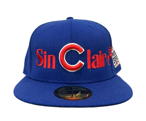 Sinclair New Era Chicago Cubs Fitted Hat Blue