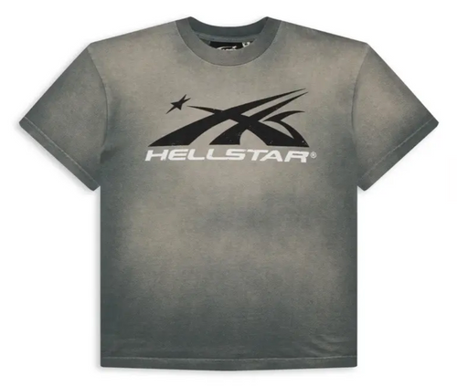 Hellstar Sport Logo T-Shirt Grey