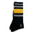 Chrome Hearts Stripe Socks Yellow/Grey/Black