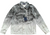 Louis Vuitton Grey & White Snowfall Gradient Monogram Denim Jacket
