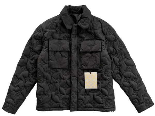 Louis Vuitton Black Monogram Padded Jacket