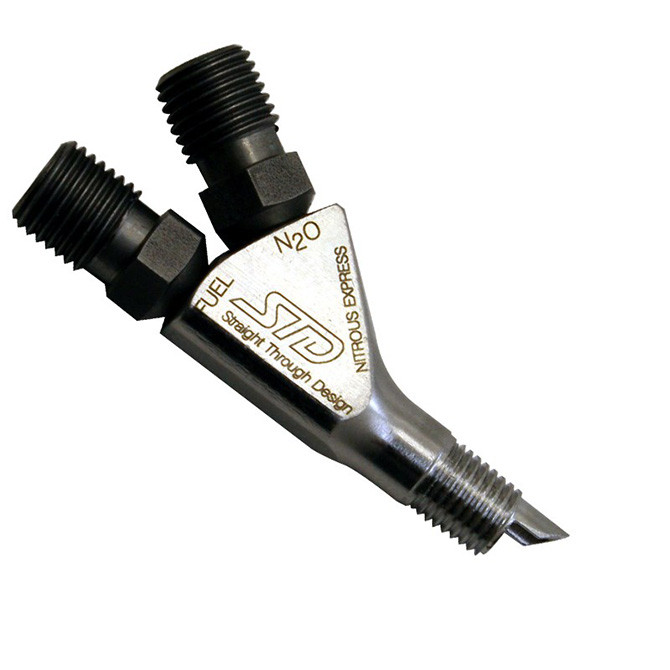 S.T.D. Straight Thru Design Nozzle With Fittings (1/16 NPT Nozzle