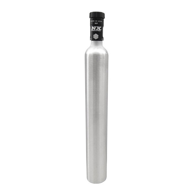7 oz Mini-Bottle W/ Motorcycle Valve (2 Dia. X 11.36 Tall