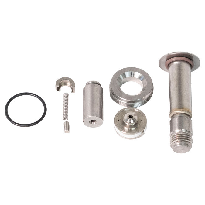 375 solenoid operator includes bottom piston with large diameter
