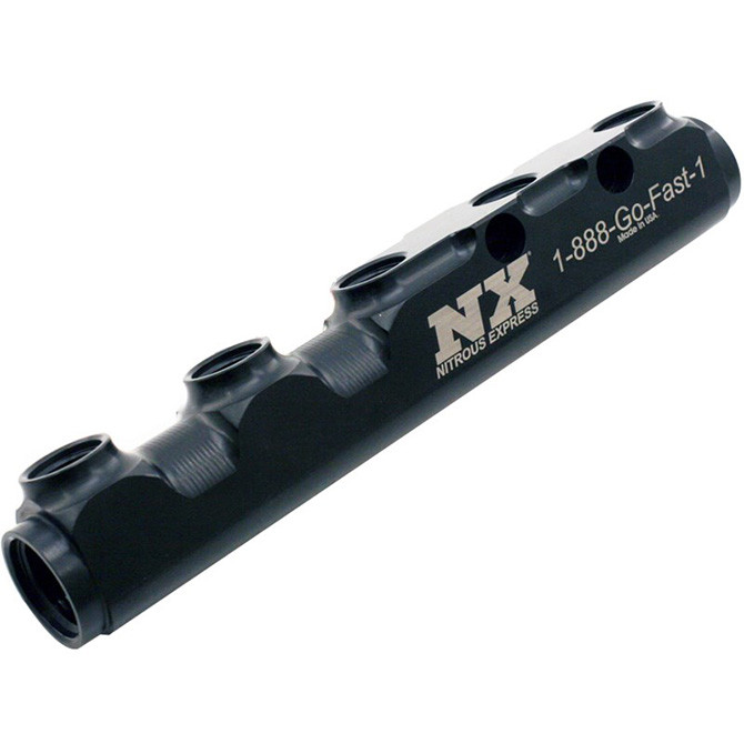 Fuel Log, 5 Port, W/O Fittings - Nitrous Express and Snow Performance