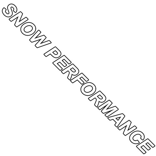 Snow Windshield Decal 40"X3"