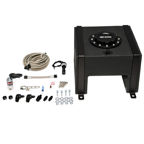 2 Gallon Tank W/Built in Pump Mount - Trunk Mount Upgrade (Braided)