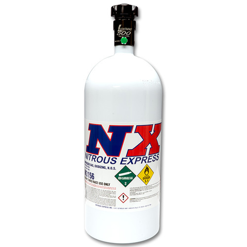 5 Lb Bottle W/ Motorcycle Valve (5.25 Dia. X 16.14 Tall) - Nitrous