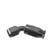 6AN 45 Degree PTFE Hose End (Black)