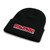Snow Beanie Black, White Logo