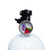 10 Lb Bottle W/ Lightning 500 Valve (6.89 Dia. X 20.19 Tall) W/ Gauge