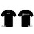 Snow T-shirt Black w/White Logo