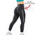 Womens Black Leggings With White Logo