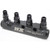 4 Port Fuel Log W/ Swivel 3/8NPT X -8 O-ring Outlet Fittings. -12 O-Ring Inlets And -8 O-Ring Outlets