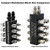 2 In / 16 Out Nitrous/Fuel Distribution Block