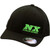 NX Black Flexfit Cap (L/Xl Lime Green Stitching)