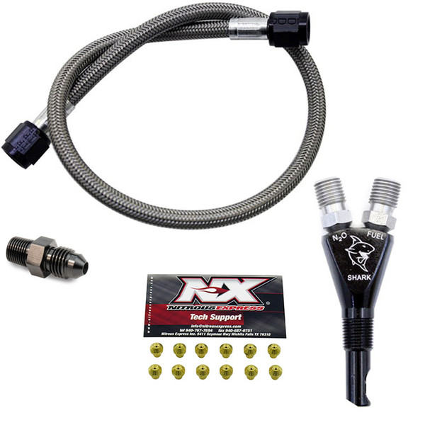 Shark SHO 400 Hp EFI Nozzle W/ 2Ft Custom Hose