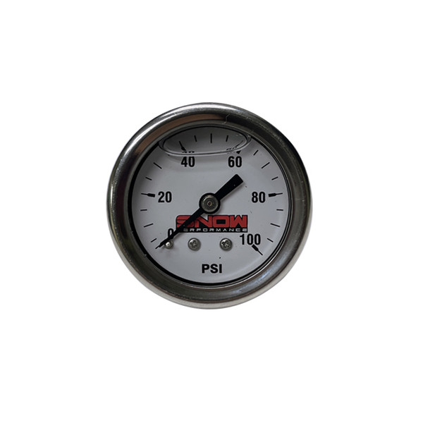 Snow 0-100 PSI Fuel Pressure Gauge (1/8 NPT)