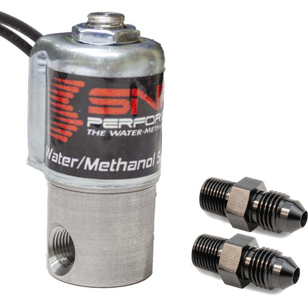 Snow Performance High Flow Water-Methanol  Solenoid Upgrade 4AN Fittings