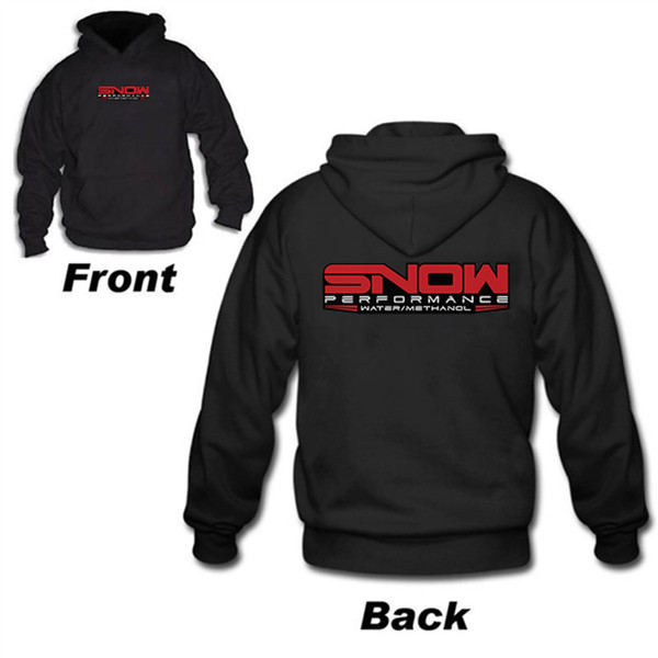 Snow Hoodie Black with Color Logo