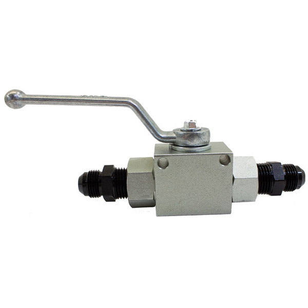 1/2 Inch Remote N2O In-Line Ball Valve, W/ 8AN Fittings