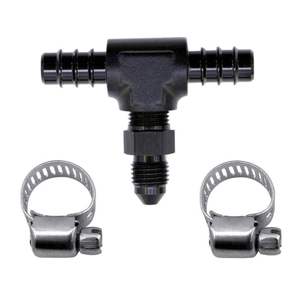 Fuel T 5/16 Hose Barb To 4AN Male