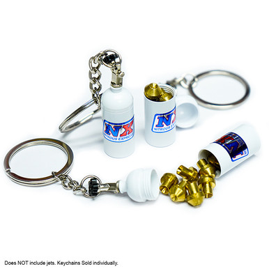 Miniature NX Bottle Keychain - Nitrous Express and Snow Performance