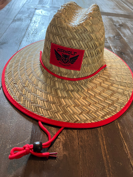 RED Sun/Straw Hat