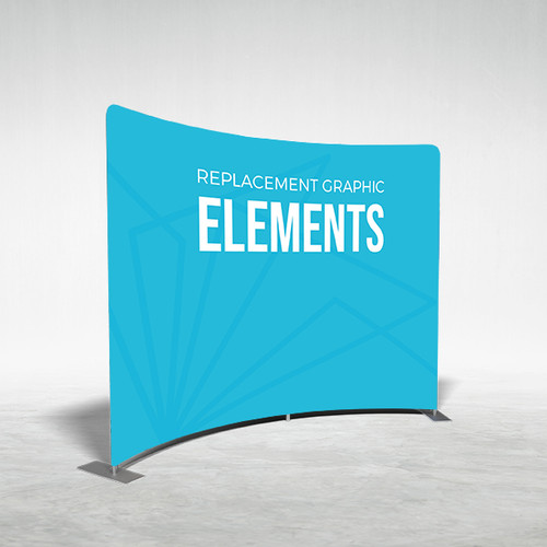 10' (105" x 87") Curved Elements Display - Replacement Graphic