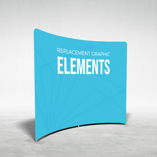 10' (105" x 96") Curved Elements Display - Replacement Graphic