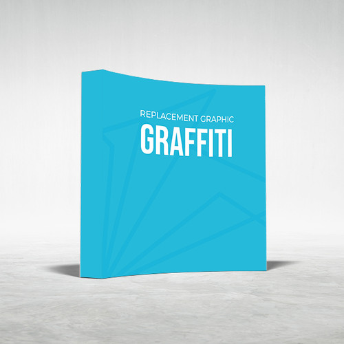 8' Curved Graffiti Display - Replacement Graphic