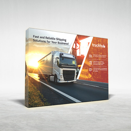 10ft Graffiti Backlit Trade Show Display - Main