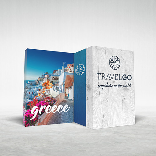 10ft Graffiti Backlit Trade Show Display Kit GB10B with Closet - Main