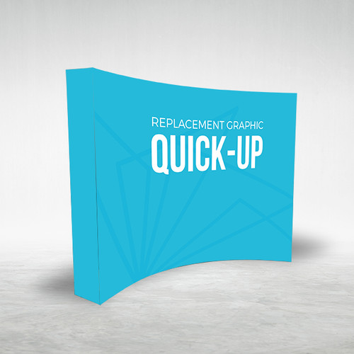 10 Foot Curved Quick-Up Display - Replacement Graphic
