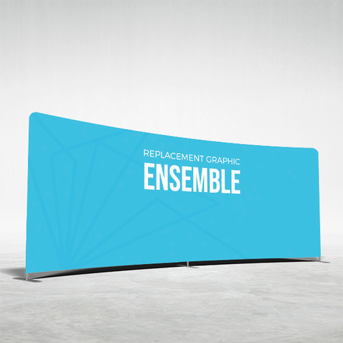20' Helium by Ensemble Curved Tension Fabric Display Replacement Graphic