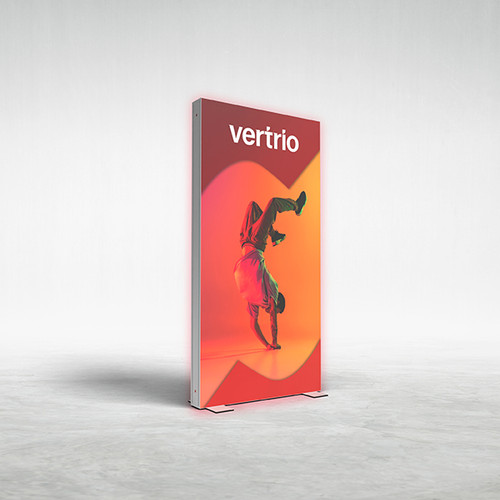 4ft Prism Backlit Banner Stand - Main