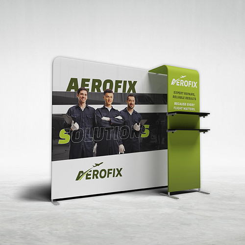 10ft Ensemble Tension Fabric Trade Show Display Kit E10H - Main