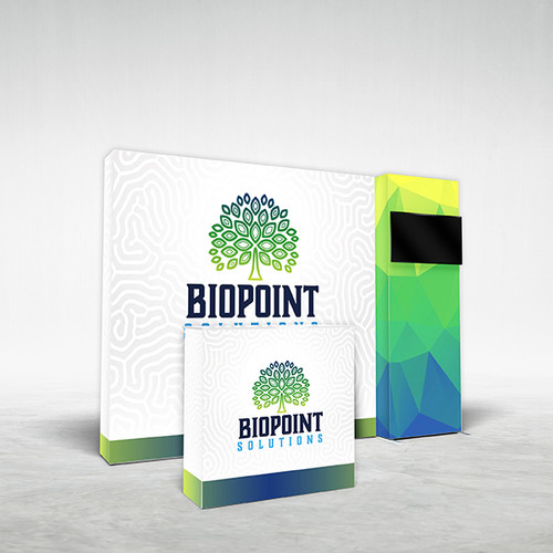 NEW - 10ft Graffiti Backlit Trade Show Display Kit GB10H - Main