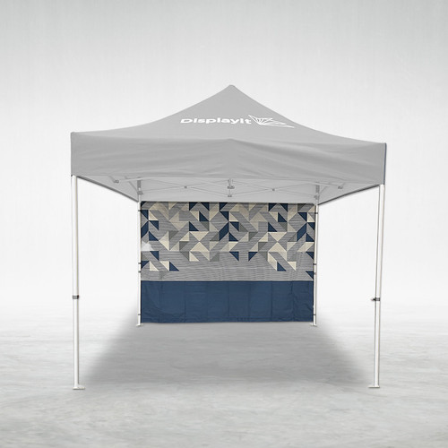Custom-printed backwall for 10 x 10 tent