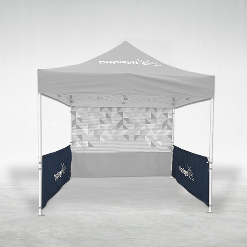 Custom-printed side wall for 10 x 10 event tent. Tent sold separately.