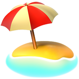 beach with umbrella
